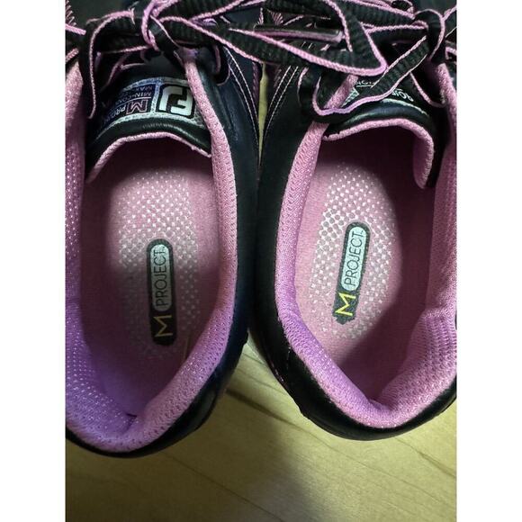 FJ FootJoy M Project Women's Size 7.5 M Golf Shoes 95663 Black Pink Ribbon - Picture 4 of 4